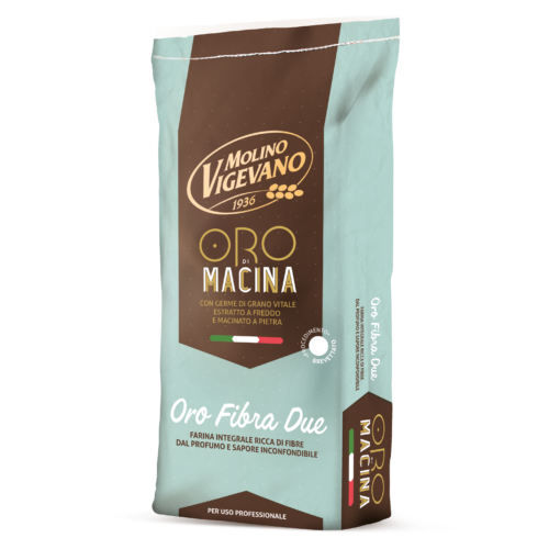 Farina/Bloem Oro fibra  DUE  10 kg.   Molino Vigevano