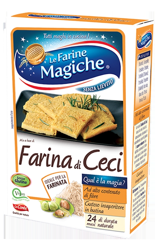 Farina di Ceci per Farinata 320gr Farine Magiche
