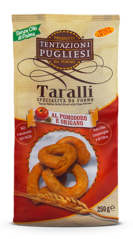 Taralli  al Pomodoro e oregan  250 gr.  T.Pugliesi
