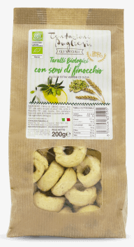 Taralli Finocchio 200 gr.  BIO    T.Pugliesi