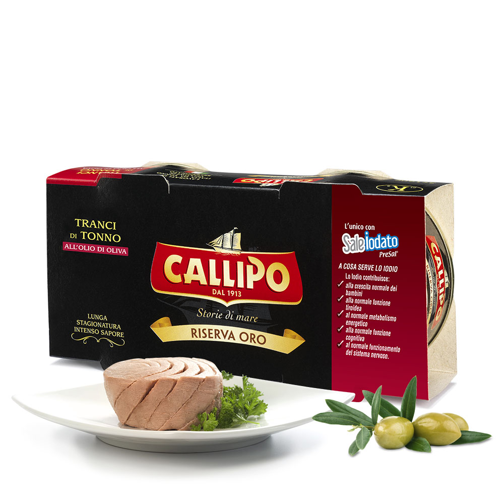Tonno Riserva Oro 2 x 160 gr.  Callipo