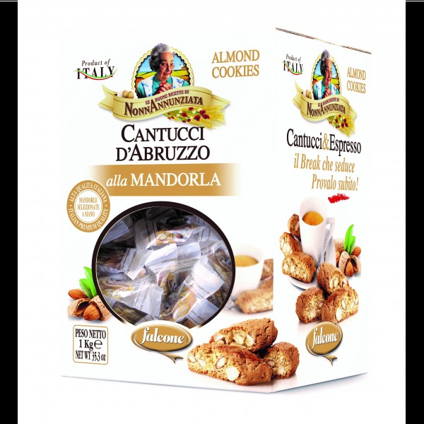Cantucci d'Abruzzo mandorle 1 kg.      .