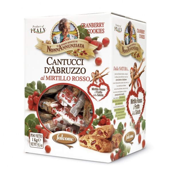 Cantucci d'Abruzzo  Mirtillo 1 kg.      .