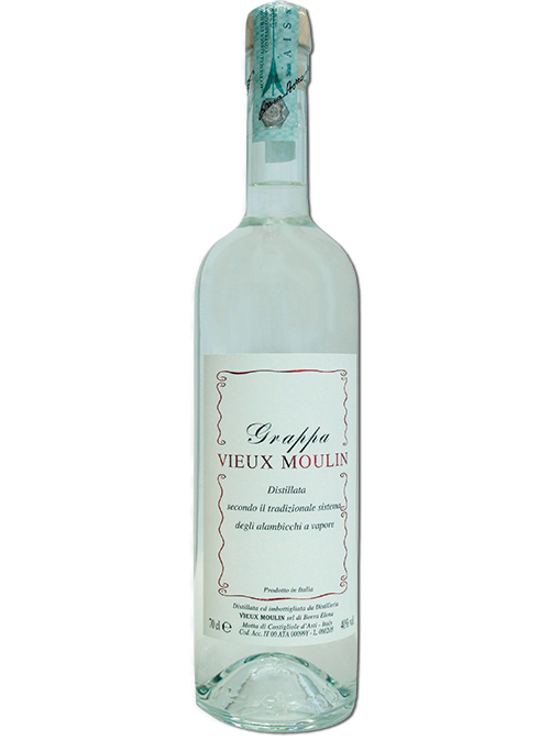 Grappa Vieux Moulin  40%  0,7 ltr.
