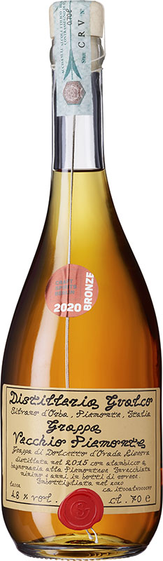 Grappa inv.Vecchio Piemonte 70 cl 48% Gualco Bart.