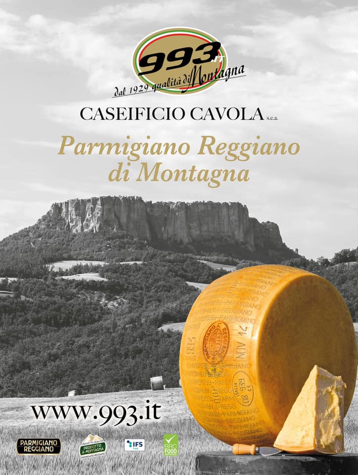 993 Reggiano di Montagna 100 gr Gemalen  24 mnd.