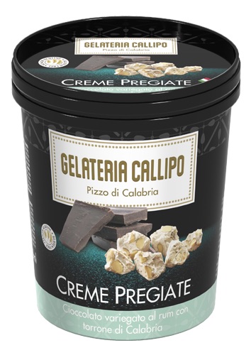 Gelato Cioc. Rum Torrone Calabria 310 gr. Callipo