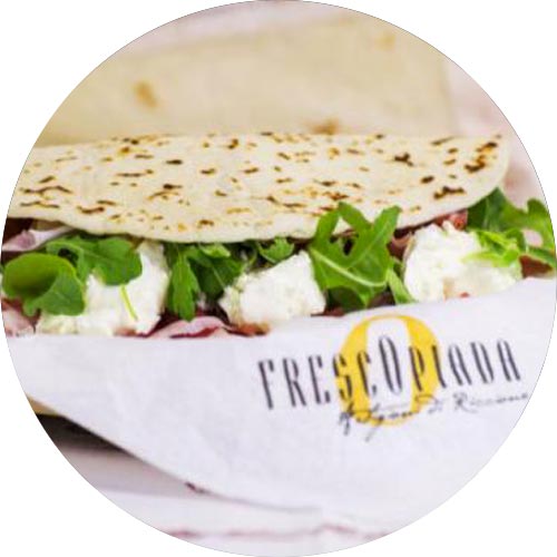 Cassone Mozz. Prosciutto cotto 200 gr Frescopiada
