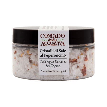 Cristalli di sale peperoncino 60 gr Contado
