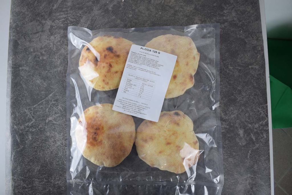 Puccia bianca 13 cm 125 gr.  8x4 st.  Silletti 