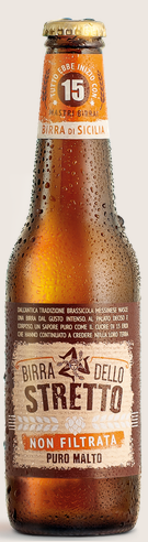 Birra Dello Stretto non Filtrata 5%   33 cl.  Messina  