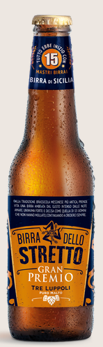 Birra Dello Stretto  Gran Premio 5,7%   33 cl.  Messina   