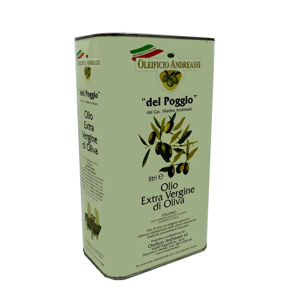 Olio Extra Vergine Andreassi 3lt LATTA BLIK 