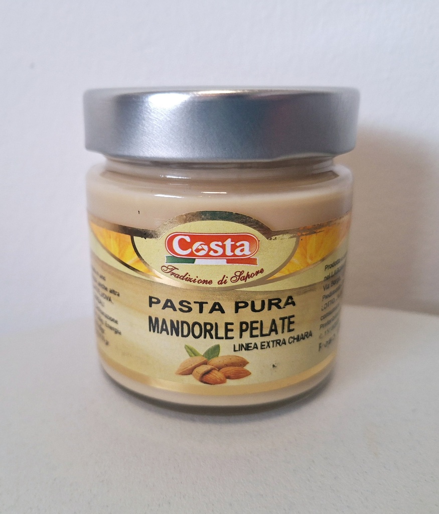 Pasta Pura Mandorla Pelata Extra Chiara190 gr.    Costa