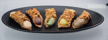 Crocco Cannoli farc. crema gianduja 500 gr.Cerasani