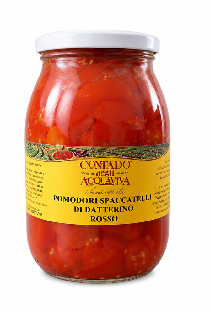 Pomodori di Datterino rosso spac. 960 gr. Contado 