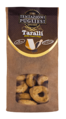 [03247] Taralli Gourmet Cacio e pepe  250 gr.T.Pugliesi