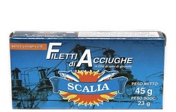 [07023] Acciughe Filetti 45 gr.   blikje       Scalia