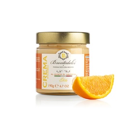 [13832] crema spalm. all`arancia 190 gr  BRONTE DOLCI