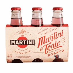 [16220] Martini &amp; Tonic rosato 3 x 15 cl.