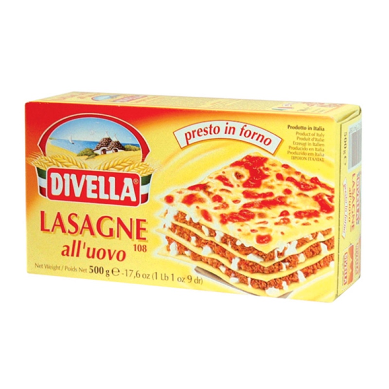 Lasagna all'uovo 500 gr.  Divella
