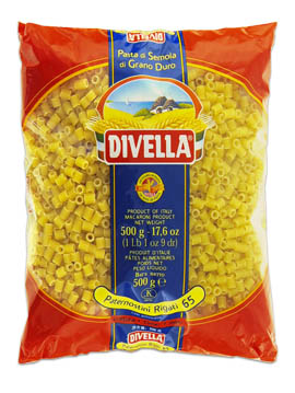 65 Paternostini rigati 500 gr. Divella