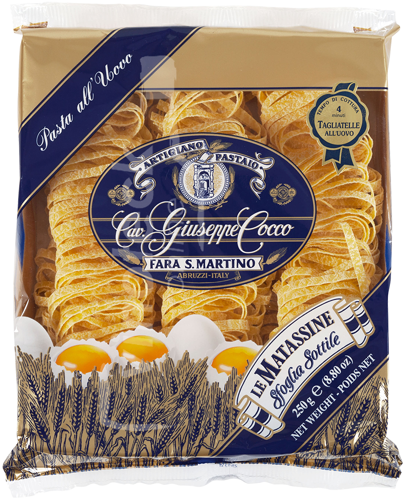 Matassine all`uovoTagliatelle    250 gr.  Coco