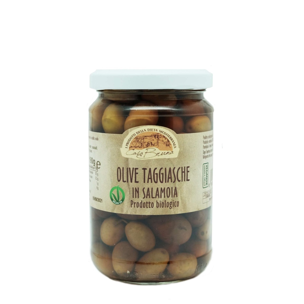 Olive Taggiasche Salamoia 190 gr. BIO Casa Bruna