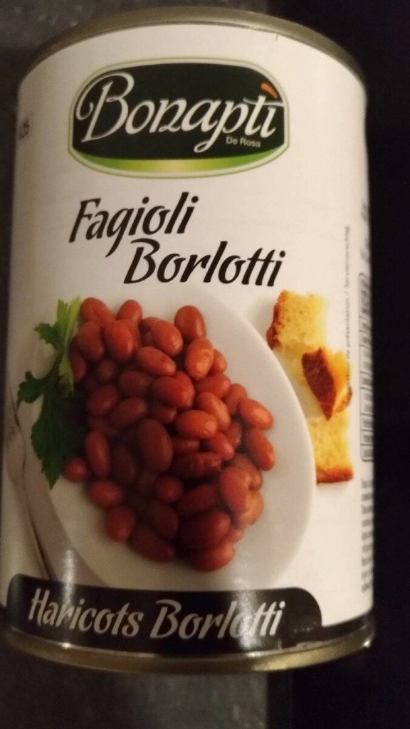 Fagioli Borlotti lessati 400 gr.