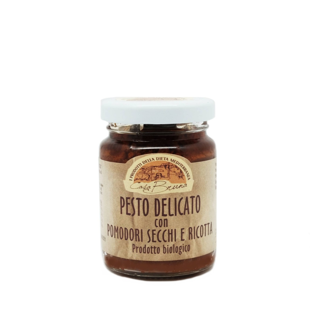 Pesto Ricotta Pomodori 90 gr. BIO    Casa Bruna