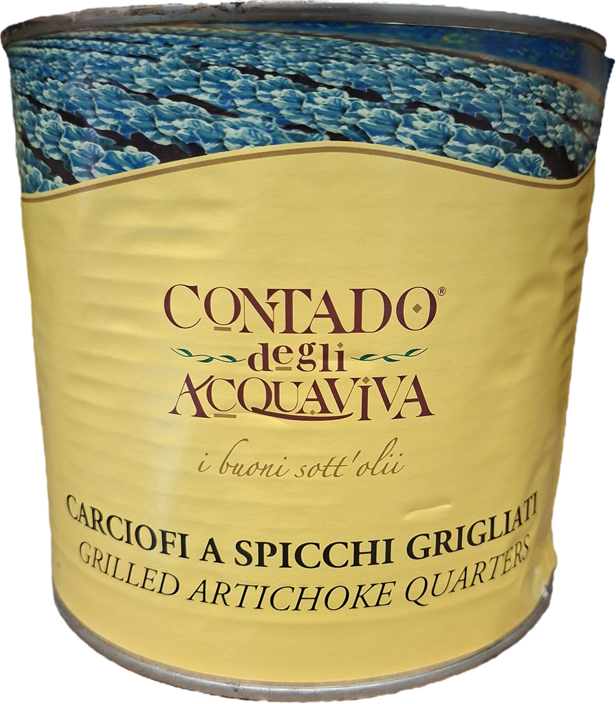 Carciofi a Spicchi griglati 2500 gr.  Contado