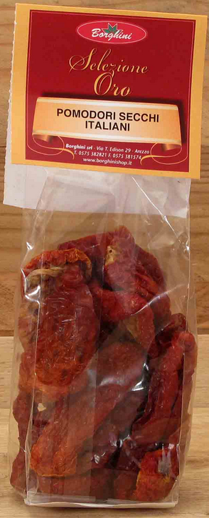Pomodori Secchi obl. Italia     100 gr.   Borghini