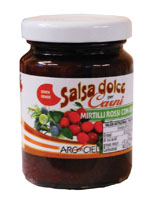 Salsa dolci di Mirtilli Rossi  40 gr.  Arc en Ciel