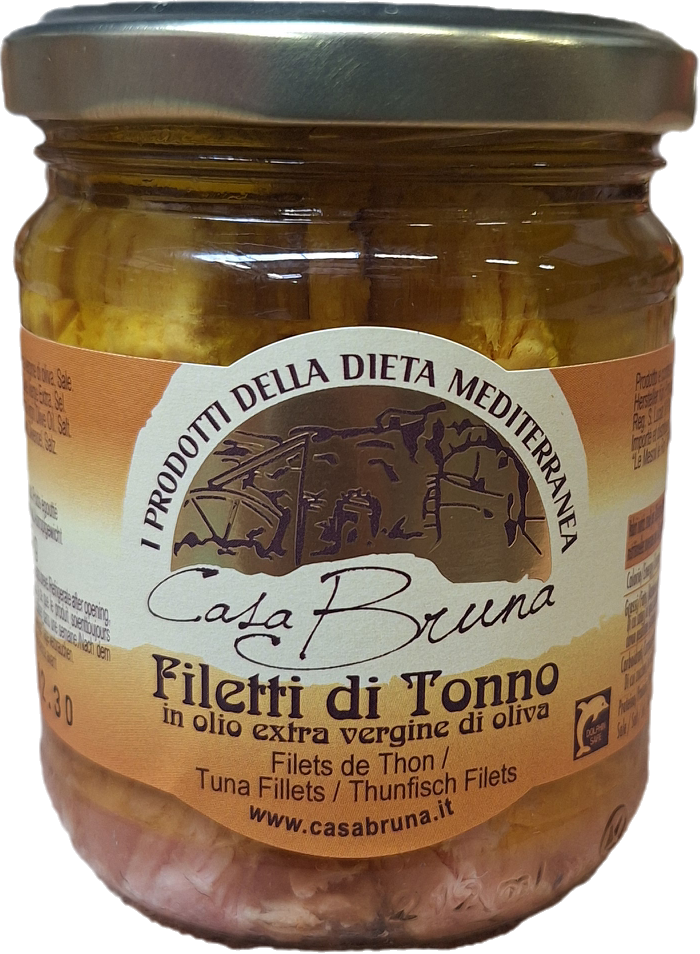 Filetti Tonno 185 gr.   Casa Bruna
