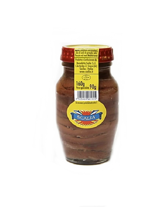 Acciughe Filetti 160 gr.          Scalia