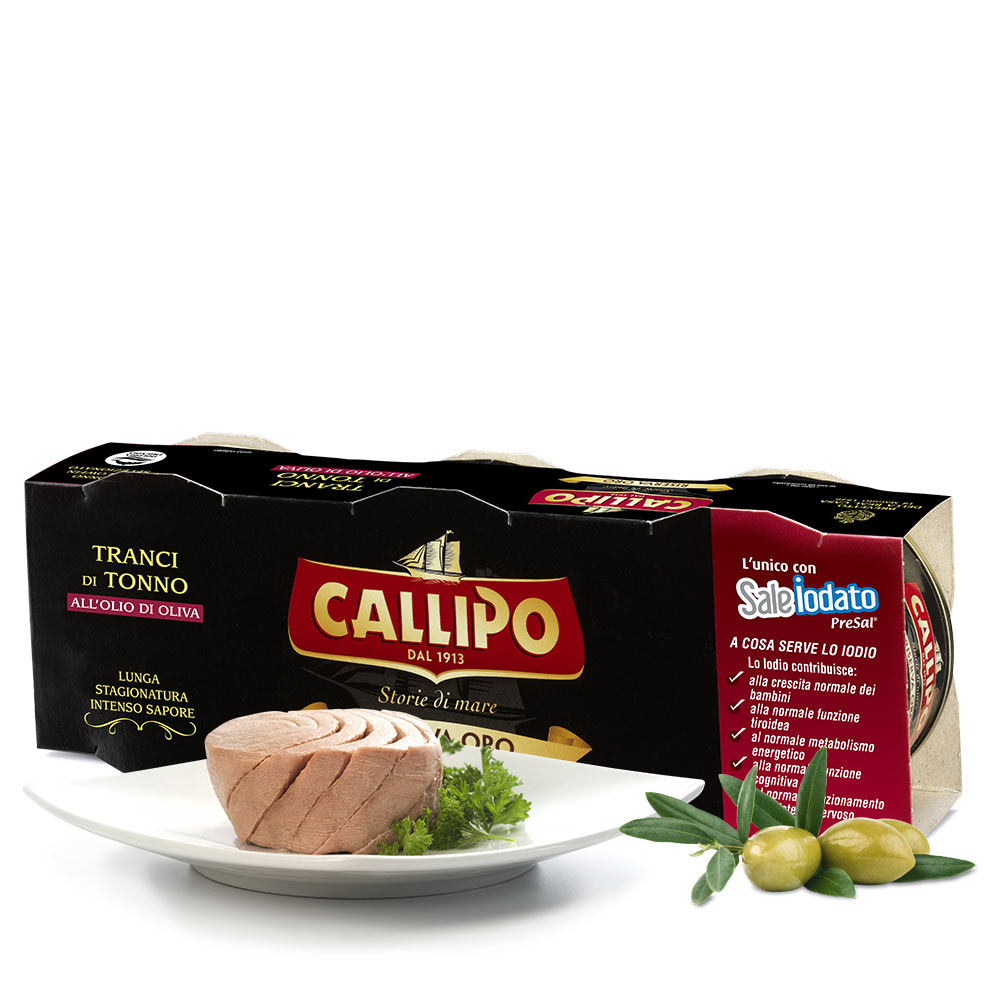 Tonno riserva Oro 3 x 70 gr.  Callipo