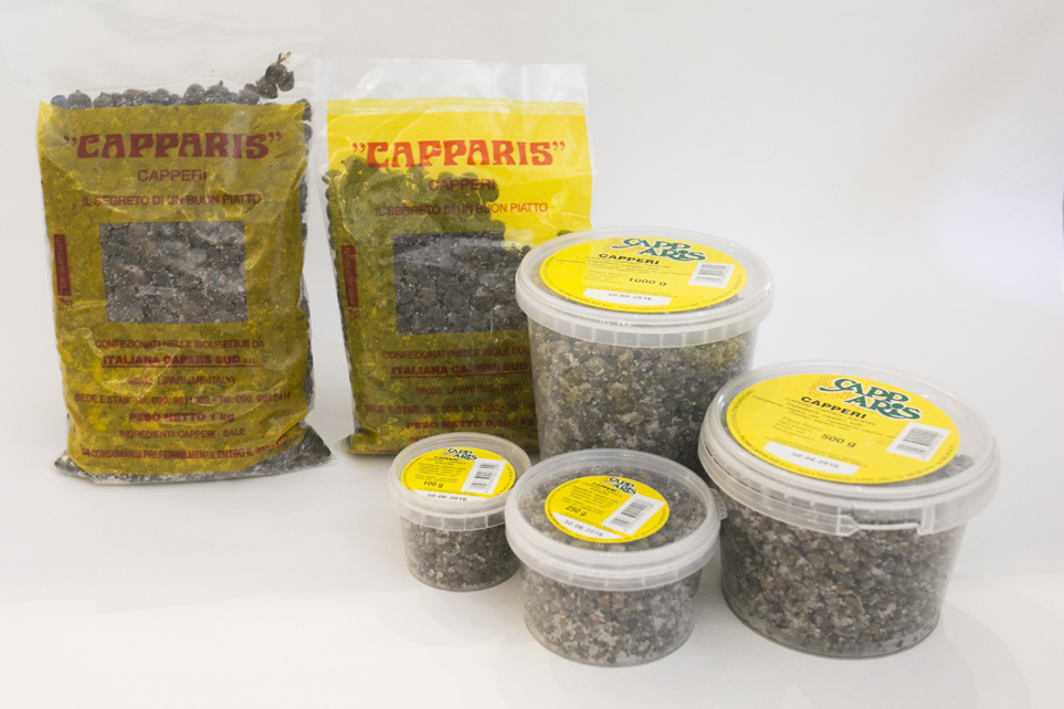 Capperi Sotto Sale 1 kg.  Cal.9     ICS