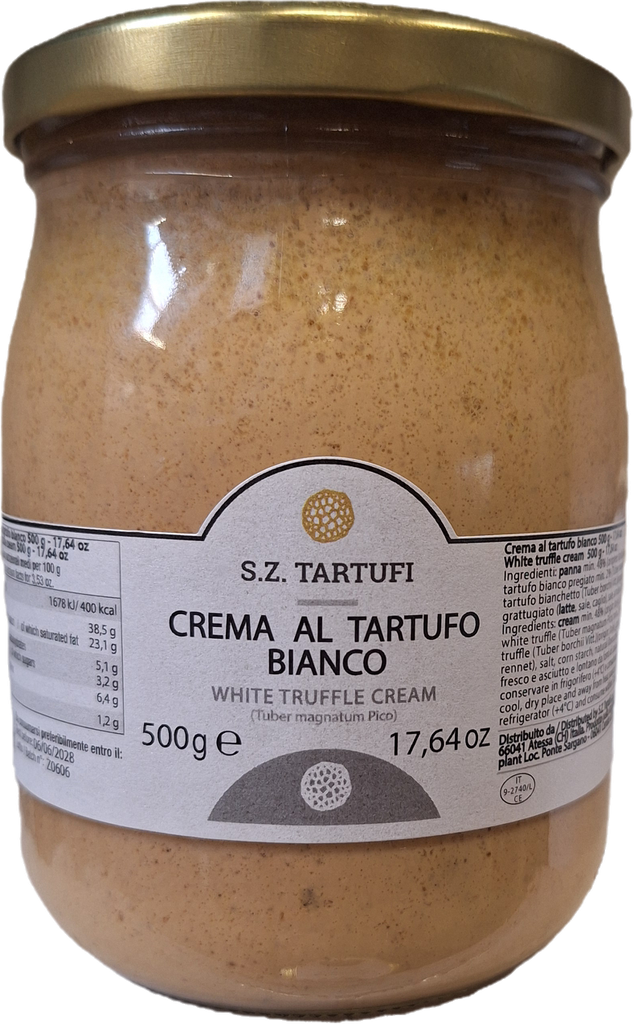 Crema al Tartuffo Bianco 500 gr.   Sz Tartufi