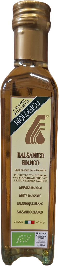Dulcetto Balsamico Bianco Bio. 250 ml.