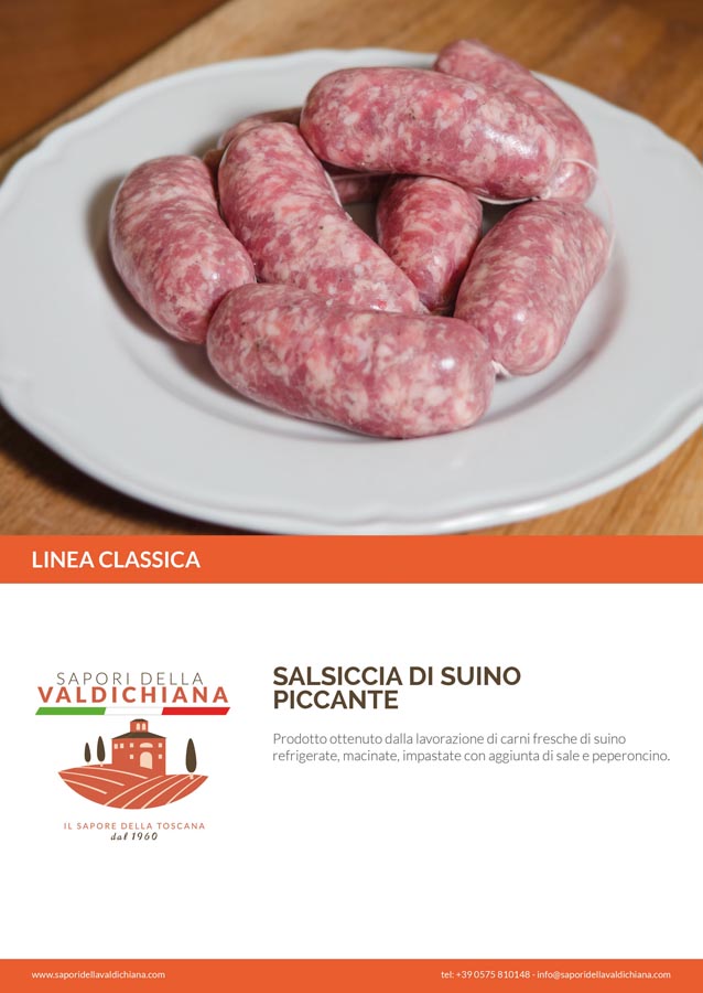 Salsiccia fresca piccante