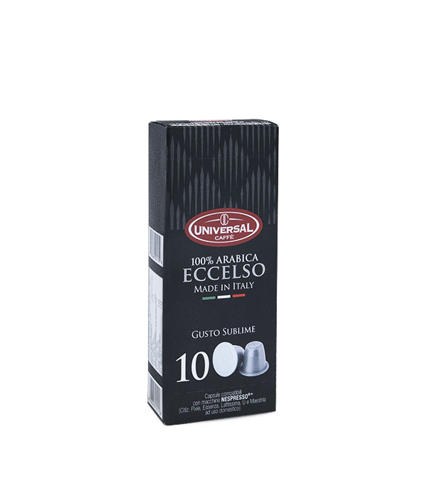 Capsule Eccelso 100 %   10 x 5,5 gr.  Universal