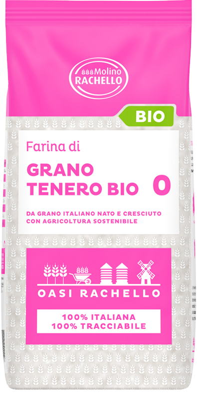Farina tipo 0 Forte Bio 5 kg.   Rachello