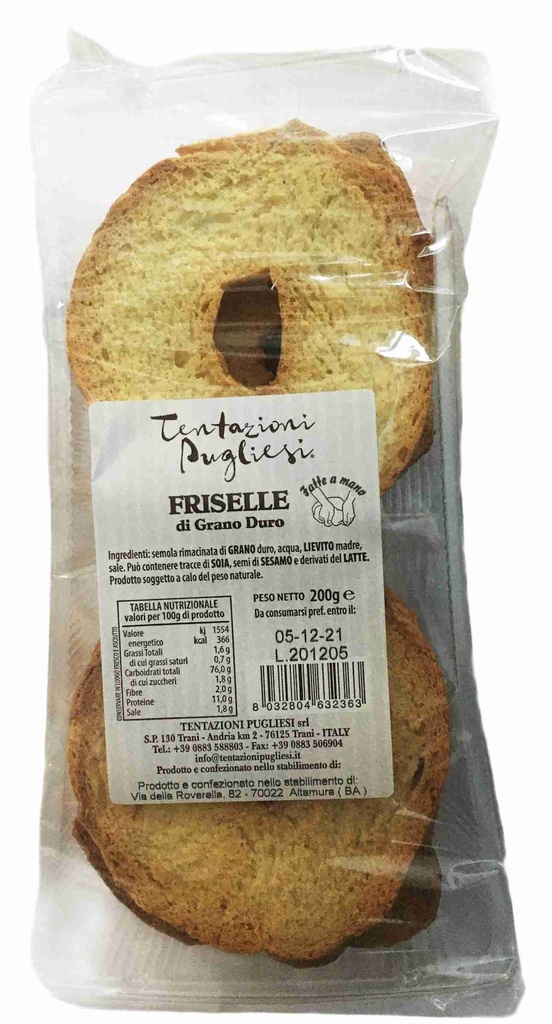 Friselle di Grana duro  200 gr.T.Pugliesi