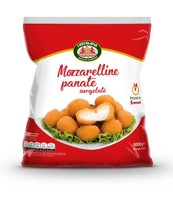 MOZZARELLINE PANATE  1 kg