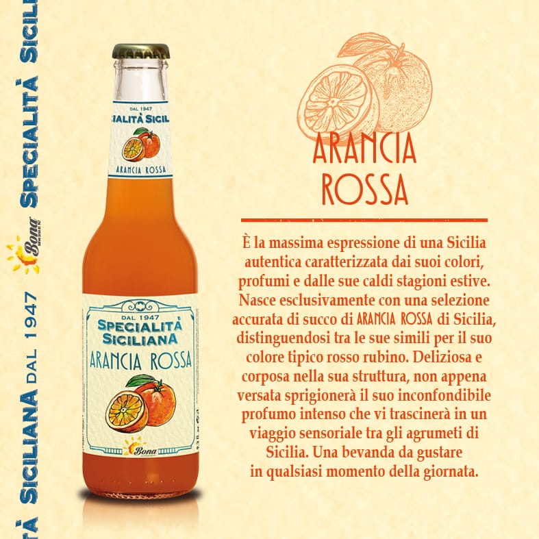 Arancia Rossa  Specialità Siciliane   275ml Bona