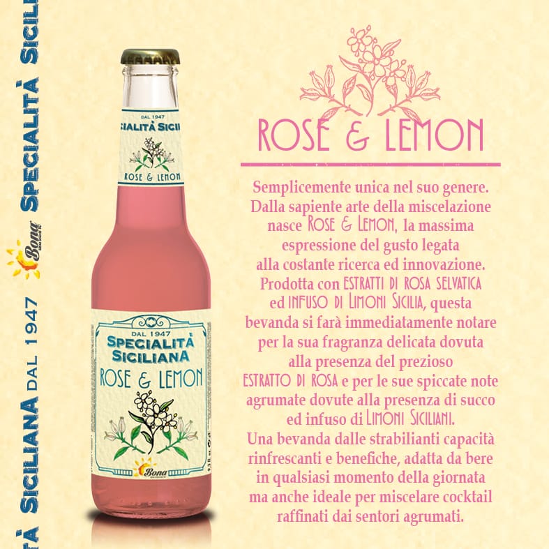 Rose & Lemon Specialità Siciliane   275ml Bona