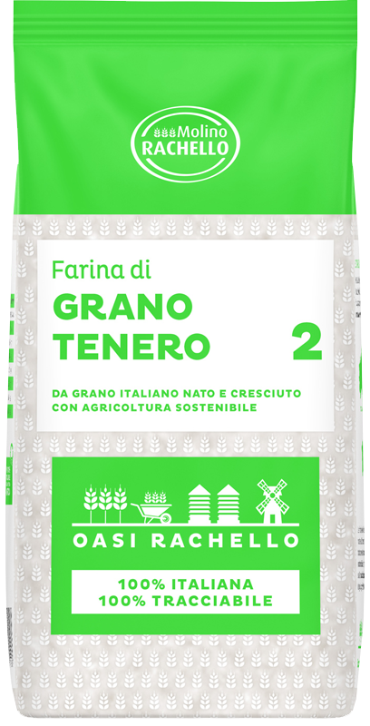 Farina tipo 2 base 5 kg    Rachello