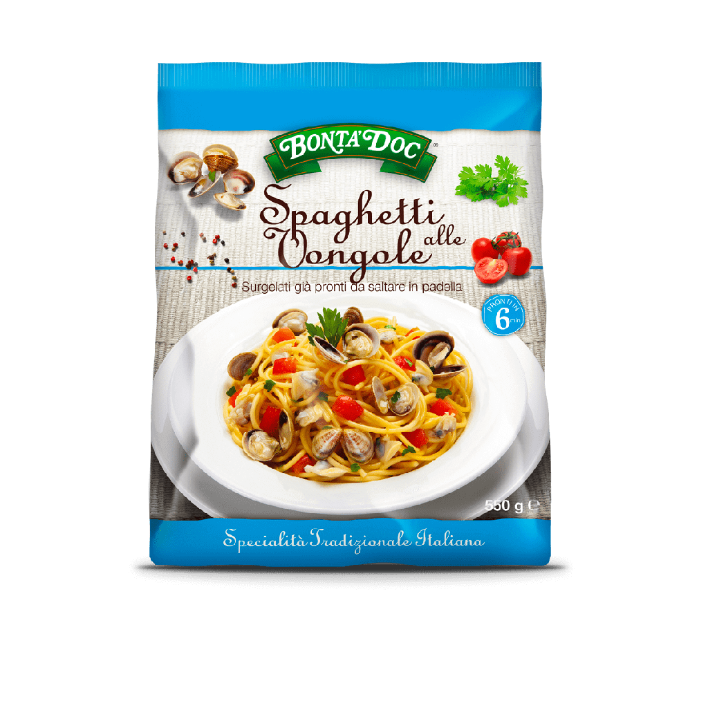 Spaghetti Vongole 550 gr.   Bonta     ADRATICA