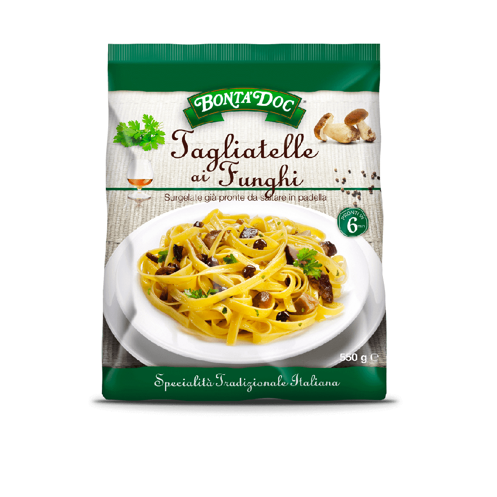 Tagliatelle ai Funghi 550 gr.   Bonta ADRIATICA