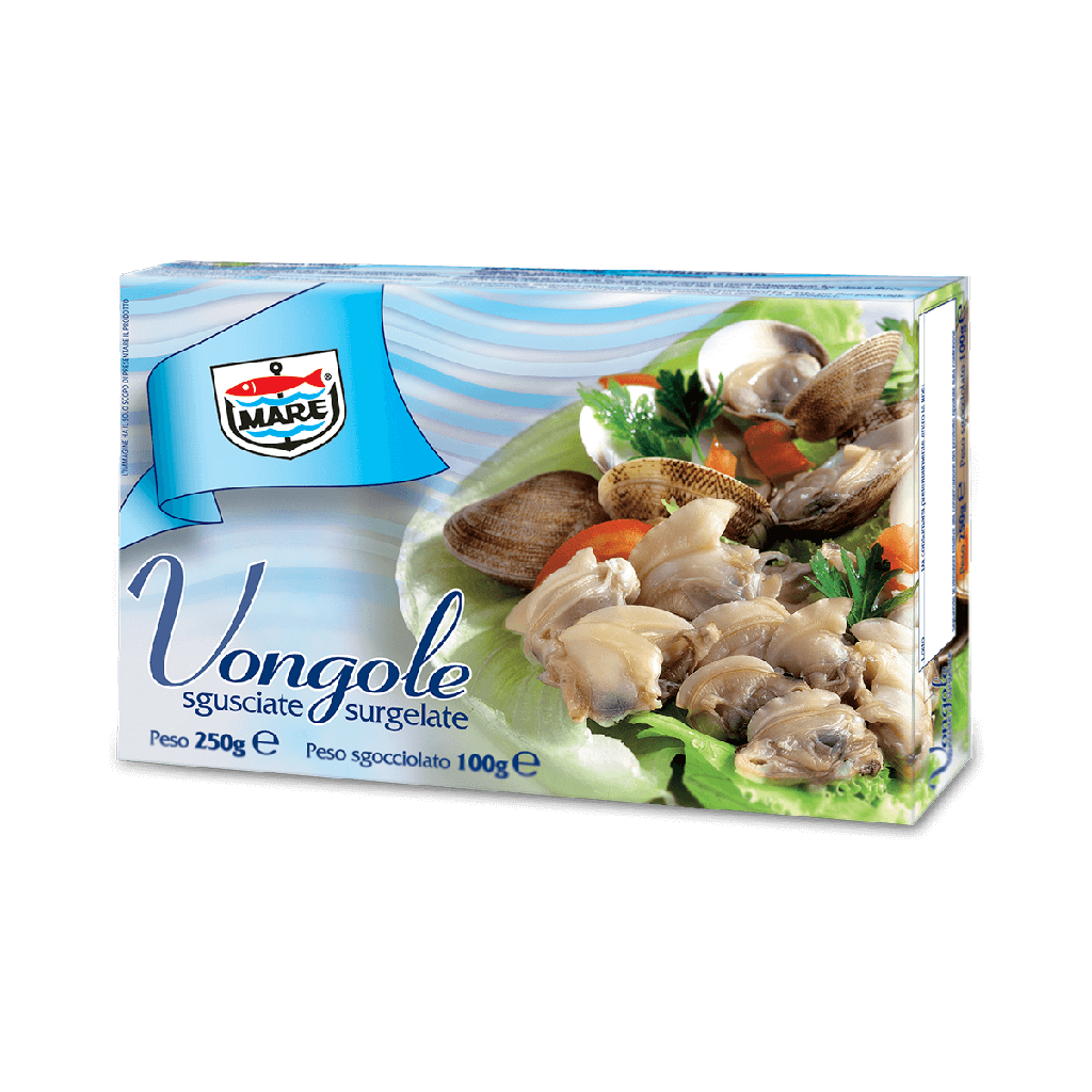 Vongole sgusc. ast.  250 gr.  Mare ADRATICA